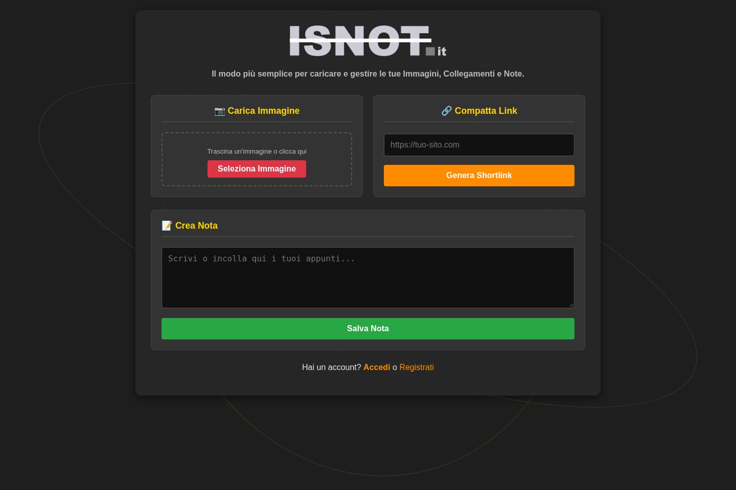 Anteprima di isNot